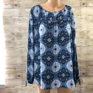 Loft blue Blouse sz XL